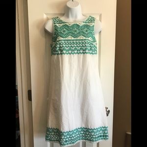 Chelse & Violet Embroidered Eyelet Dress- XS